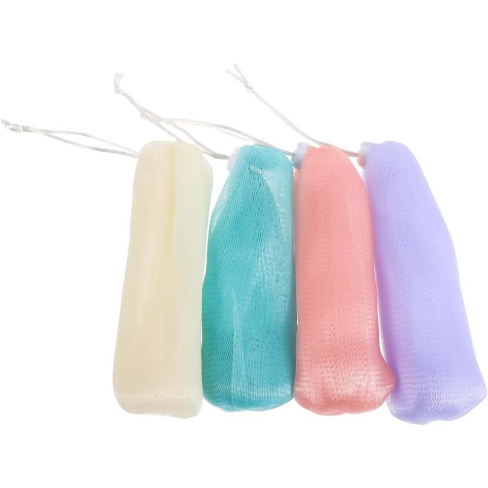 Hkhbjs 8Pcs Thickened Hanging Soap Saver Pouch For Bar Soap Bath Exfoliating Scrubber Storage Travel Use