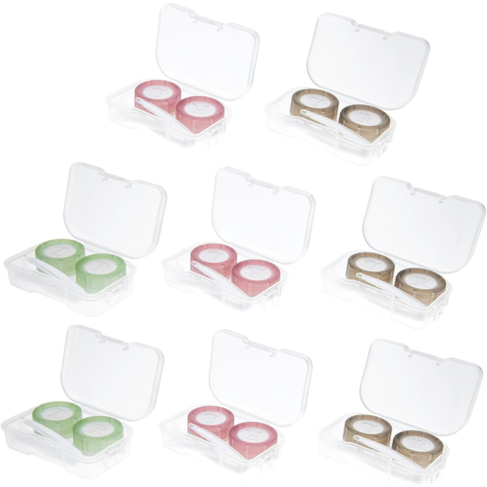 Hkhbjs Household Contact-Lens Case 8Pcs Replacement Contacts Holder