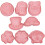 8-teiliges Blätter-Ausstechförmchen, rosa, St. Patrick's Day Backzubehör 1
