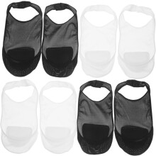 8 unsichtbare High-Heel-Socken, dünne Damen-Bootssocken mit rutschfesten Silikonriemen für Pumps, ideal für den Sommer, Farbe zufällig