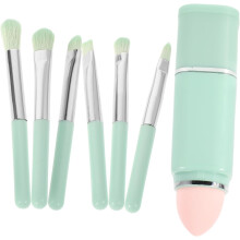 Ensemble de pinceaux de maquillage de voyage, pinceaux à paupières professionnels, cosmétiques de voyage pour adolescentes, format portable