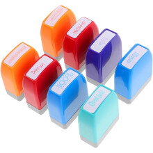 Colorful Teacher Grading Stamps Set 8Pcs Self-Inking for Classroom Feedback and Encouragement in Elementary School Supplies