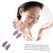 Escova de máscara facial de silicone de 2pcs Aplicador duplo para máscaras de lama Ferramentas de beleza amigáveis para a pele