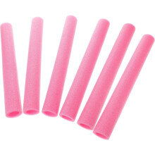 Fundas de espuma para postes de trampolín, 6 unidades, 40 cm, tubos de esponja rosa, acolchado protector.