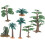 7Pcs Miniature Tree Model Scenery Model Simulation Trees PVC Realistic Shape 1