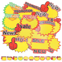 600pcs Paper Price Tags Retail Tags Supermarket Fruit Price Signs Practical Labels Useful Signs for Clothing