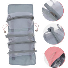 pezzi Borsa da toilette portatile staccabile multifunzione di grande capacità, pochette cosmetica