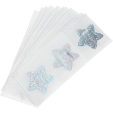 60 apósitos adhesivos con forma de estrella, diseño brillante, transpirables, pequeños, para el cuidado de heridas.