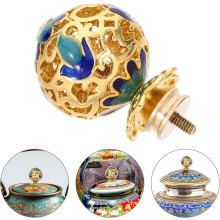 Bouton de couvercle de bouilloire coloré, remplacement pour couvercle de théière, style vintage, poignée en alliage
