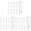 60 stuks zware plastic plankdragers voor plankbeugels en -clips. 1