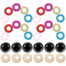 60pcs Safety Eyes for Amigurumi Stuffed Animals Crochet Crafts Supplies Craft Crochet Doll Eyes Washers