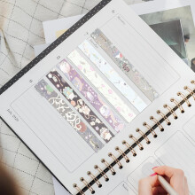 Juego de 12 rollos de cinta washi decorativa para scrapbooking y manualidades, 2 metros cada uno.