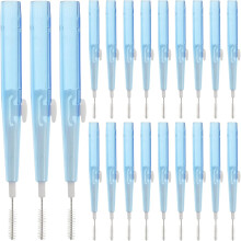 60-teiliges Interdentalreinigungsset mit Schiebe- und Ziehfunktion, weichen Bürstenköpfen und Zahnseide-Funktion