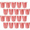 Boîtes à popcorn petit format, rouges et blanches, 60 sachets en papier pour les collations 1