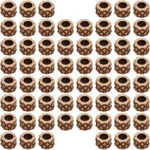 60pcs Dreadlocks Hair Beads Large Hole Wooden Beads Braiding Accessories