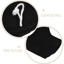 Ensemble de 2 housses en tissu pour mannequin féminin, sous-couche fine noire en coton noir.