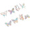 6pcs Removable PVC Window Stickers Rainbow Prism Static Cling Decals Anti-Collision Feature 1