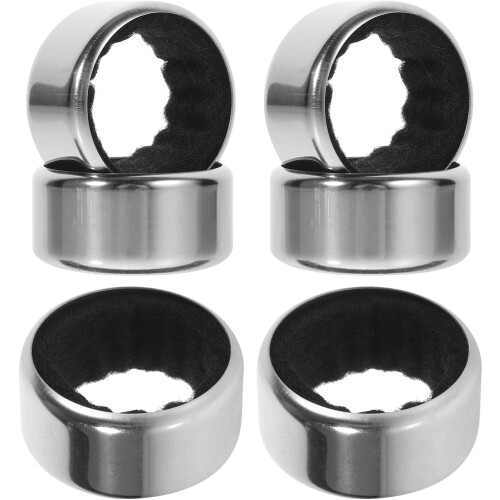 st droppkrage för vinflaskor i rostfritt stål, avtagbart foder, skyddar vinetiketter, elegant silver