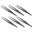 6pcs False Eyelashes Tweezers Stainless Steel Eyelash Extension Tools Makeup 1