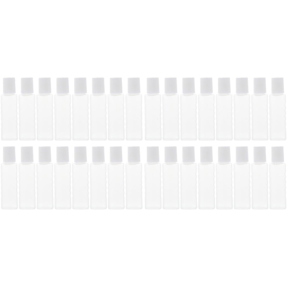 Hkhbjs White 60Pcs Lens Care Bottle Portable Squeezable Bottle Lens Accessories For Travel Refillable Dropper Supplies