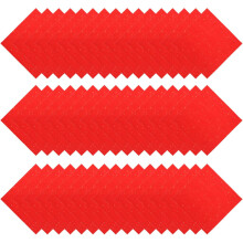 Rotes quadratisches Kalligrafie-Übungspapier, 60 Blatt, 22 x 22 cm, rotes dekoratives Pinselschreibpapier