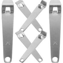 6 abrebotellas de acero inoxidable multifuncionales y portátiles para suministros de enfermería, ideales para abrir frascos de líquidos orales.