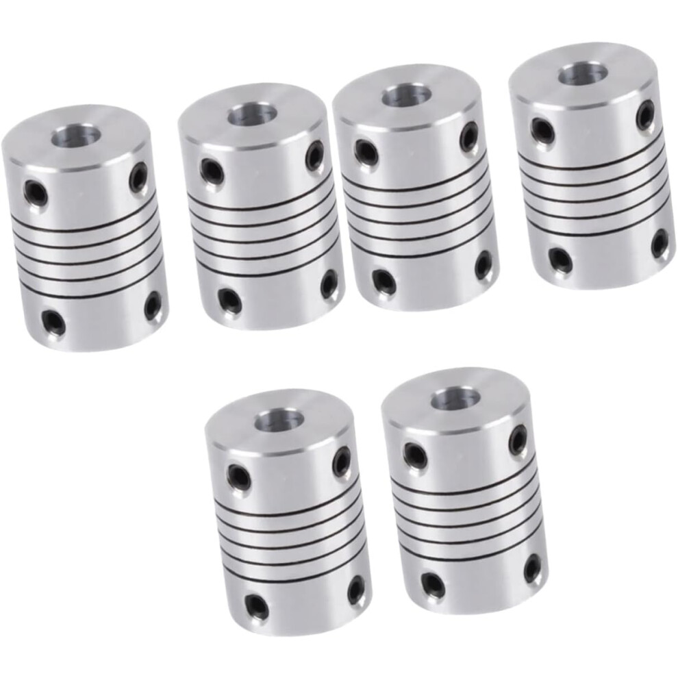 6Pcs Aluminium Alloy Cnc Stepper Motor Shaft Coupler For Printer Flexible Coupling 5455468305399