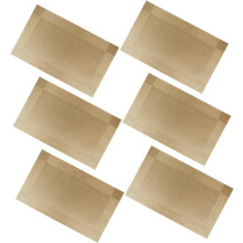 6 rutschfeste PVC-Tischsets, fleckenabweisend, für den Esstisch im Haushalt