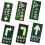 6pcs Fire Protection Direction Sticker Arrow Sticker Indicator Floor for Emergency Exit Guidance in Office Home 1