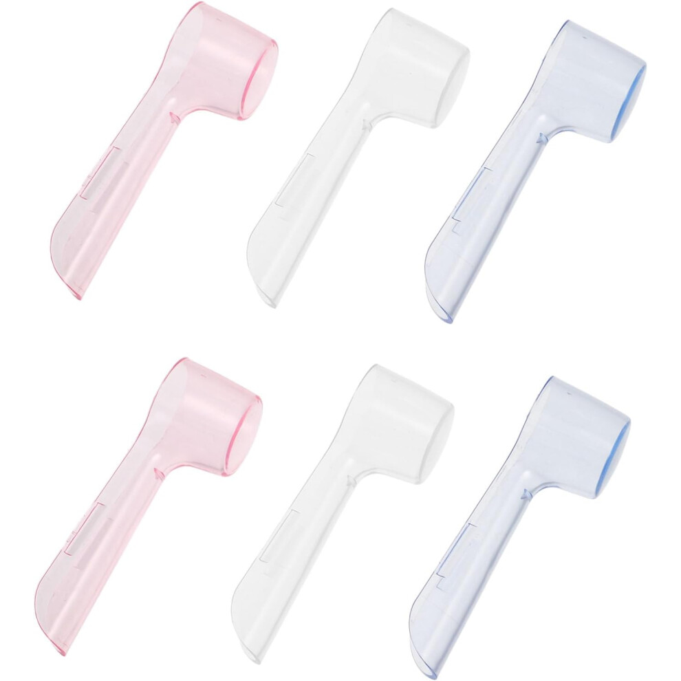 Hkhbjs 6Pcs Travel Friendly Brush Head Covers Protective Caps For Toothbrushes Reusable Stylish Portable
