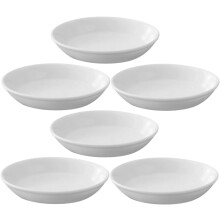 6 Stück Ersatz-Wachswärmerschalen, Kerzenwärmerplatten, rund, robust, aus Keramik, einfach