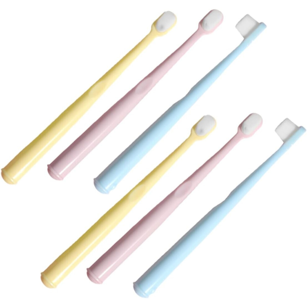 Hkhbjs Kids Toothbrushes 6Pcs Small Soft Bristle Toothbrushes Lightweight Manual Oral Cleaning
