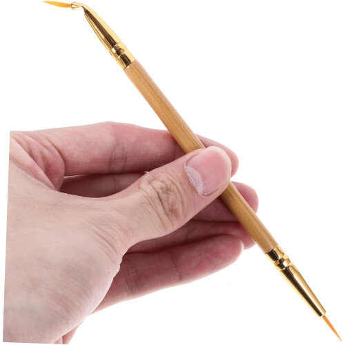Doppelseitiger Eyelinerpinsel mit Griff – vielseitiges Make-up-Werkzeug 1
