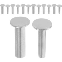 7 Paar Edelstahl-Sicherungsnieten, 12,7 mm (0,5 Zoll), robust, fester Halt, ideal für Heimwerker und die Küche