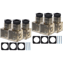 6-teiliger LED-Stecker für Magnetventile mit Stiften für zuverlässige elektrische Spulen