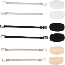 Rutschfeste Silikon-BH-Trägerpolster und verstellbare Trägerhalter – Set für Damen