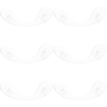 6 Stück große, U-förmige Silikon-Nasenpads, rutschfest, als Ersatz für den Nasensteg von Brillen