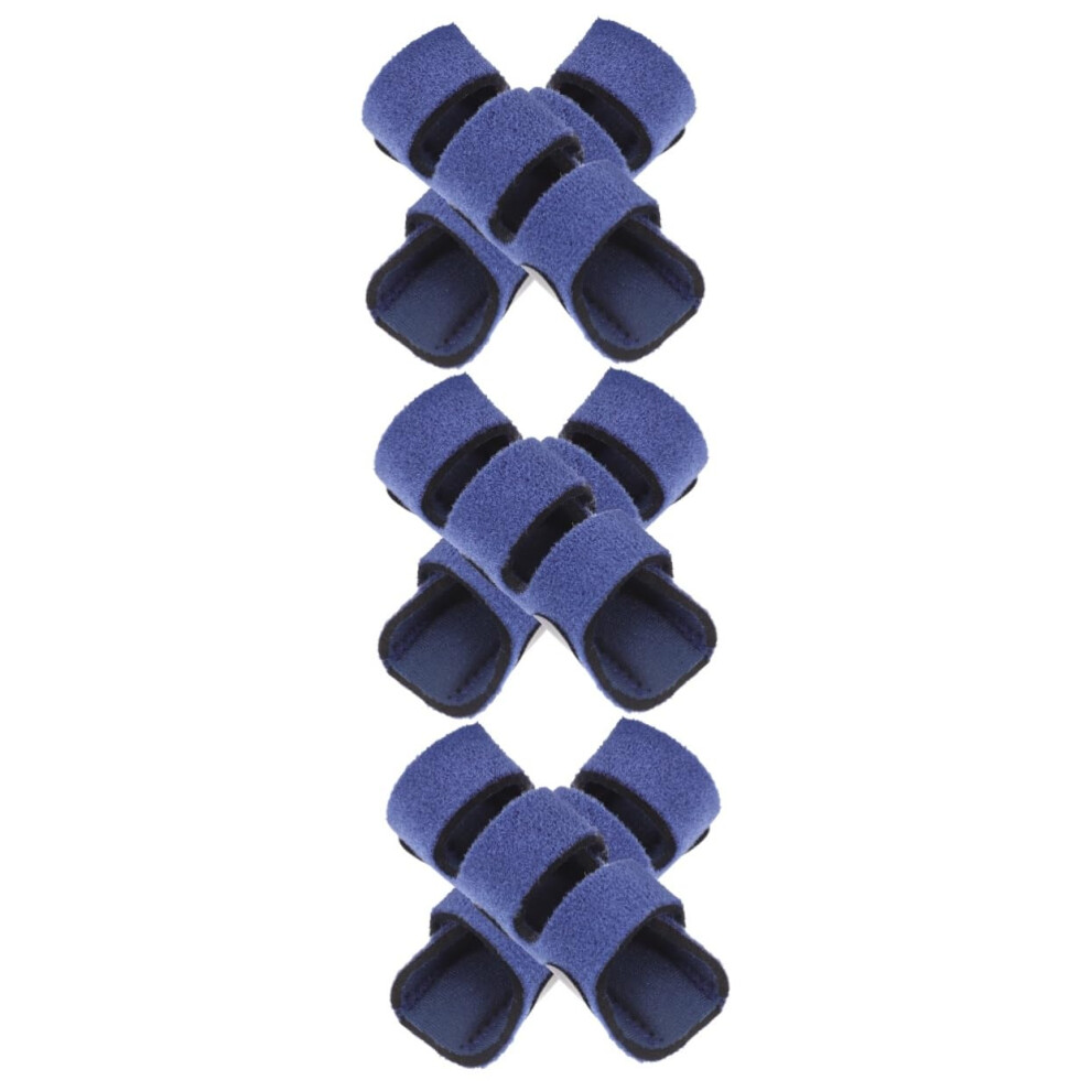 Hkhbjs 6Pcs Finger Splint Finger Sprain Support Pain Relief Fixing Band Breathable Stabilizer For Rehabilitation Strap