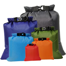 Mehrzweck-Set wasserdichter Packsäcke, 6-teilig, leichte Outdoor-Aufbewahrungsbeutel, rollbare Packsäcke