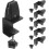 6pcs Aluminum Alloy Desk Partition Bracket Clips Adjustable Desktop Divider Support Clamp 1