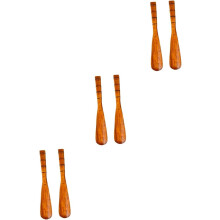 6er-Set lange, handliche Schuhanzieher aus Holz für Damen, Herren, Schwangere und Senioren – ideal zum einfachen Anziehen