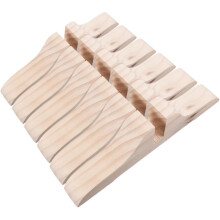 Support de séparation de pièce pliable en bois (6 pièces)