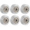 6pcs Plastic Pulley Wheels for Printer Passive Roller Bearings Compatible Printer Accessories 1