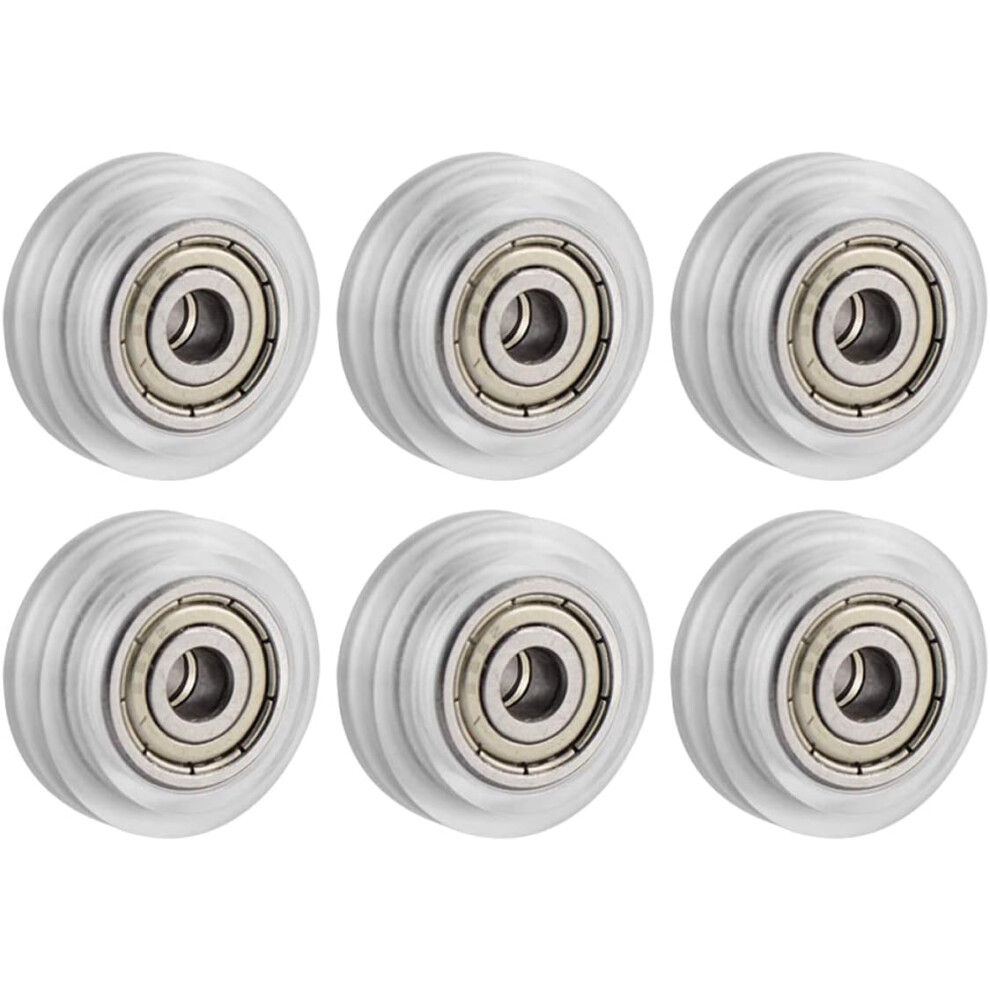 Photos - Printer Part HKHBJS 6pcs Plastic Pulley Wheels for Printer Passive Roller Bearings Compatible Printer Accessories 