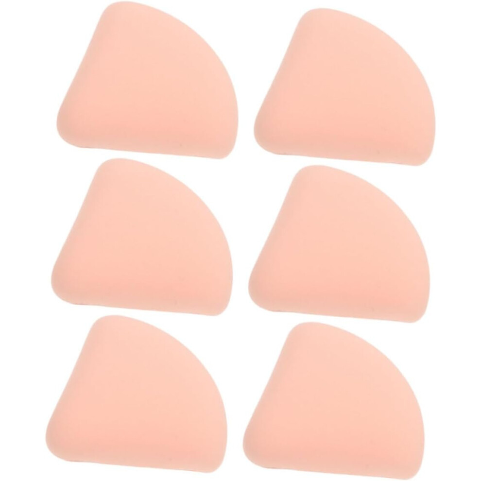 Hkhbjs 6Pcs Makeup Sponge Face Puff Powder Triangle Puff Small Powder Non-Absorbing Beauty Dry Wet Use