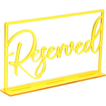 6 elegante Acryl-Tischschilder für Hochzeiten, Partys und Bankette – Platzreservierungen