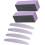 6pcs Three-sided Sponge File Nail File for Manicure Grinding Bar Nail Buffer Polisher for Manicure Tool 1
