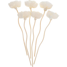 6 stuks rieten diffuserstokjes van 5 cm voor aromatherapie en etherische oliën (navulling)