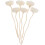 6 st rottingrörsdiffusorblommor 5 cm aromaterapi eterisk olja diffusor refill 1