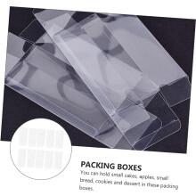26 buc cutii organizatoare din plastic PVC, recipiente de depozitare dreptunghiulare multifuncționale 5x5x15cm